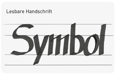 Visualisierung Handschrift