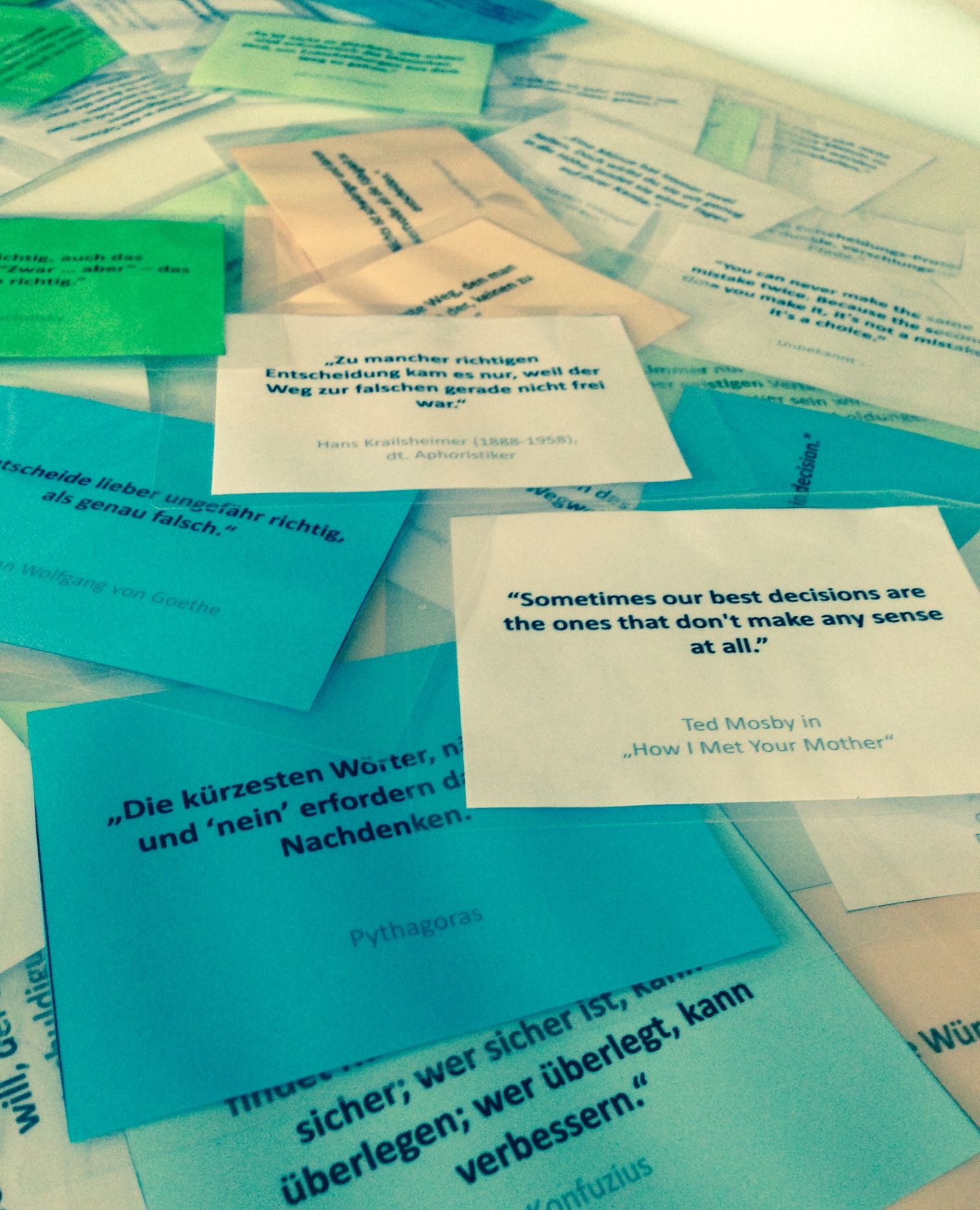 55 Zitate für Trainings zu Zeitmanagement, Selbstmanagement, Work-Life-Balance, Arbeitsorganisation, etc.