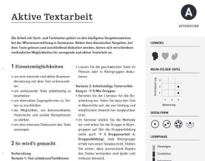 Download der Karte "Aktive Textarbeit" aus methoden-kartothek.de